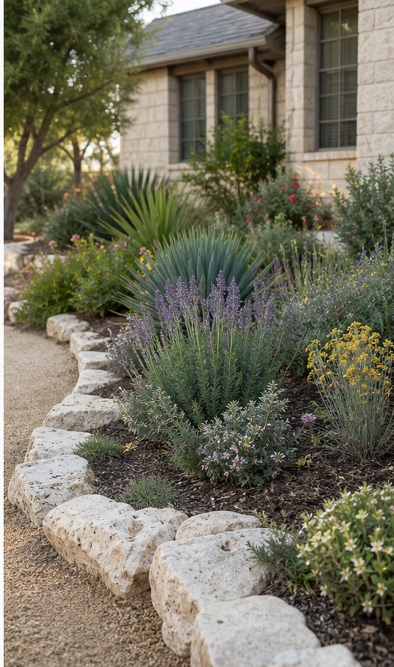 Finished residential landscaping