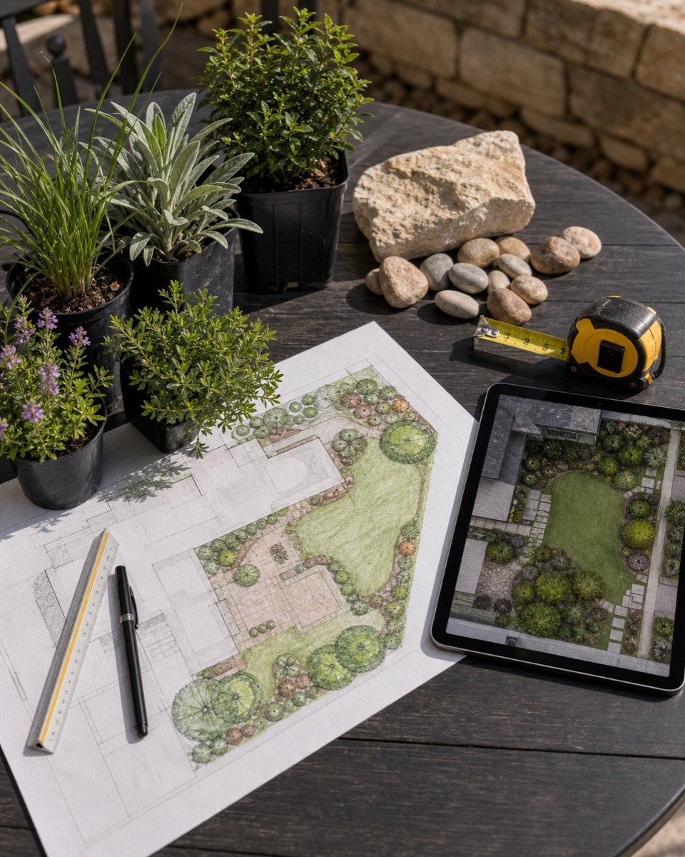 Landscape design plan